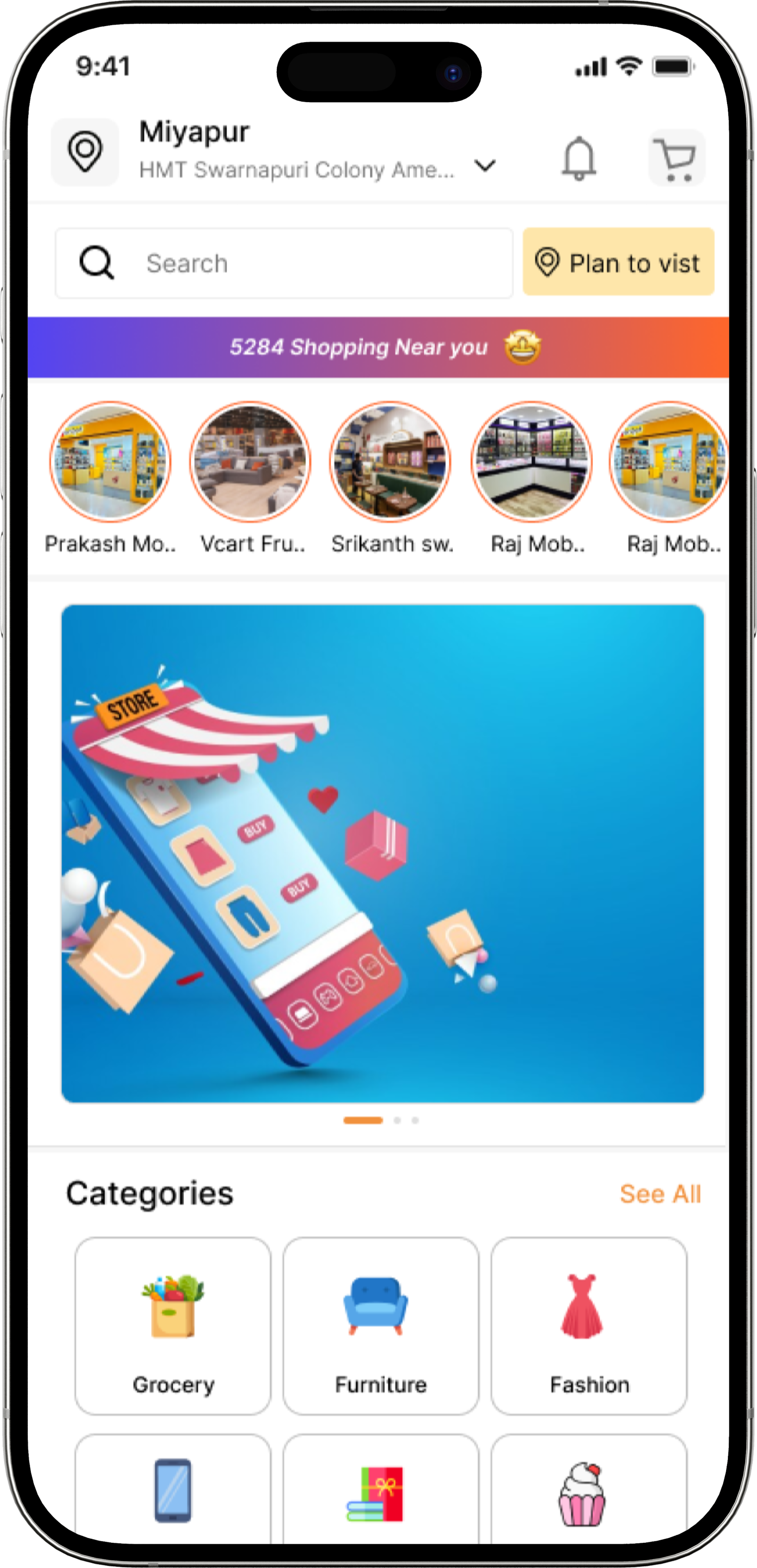 Only Shops Mobile Shopping App Development Mobile App Development - Screen 2